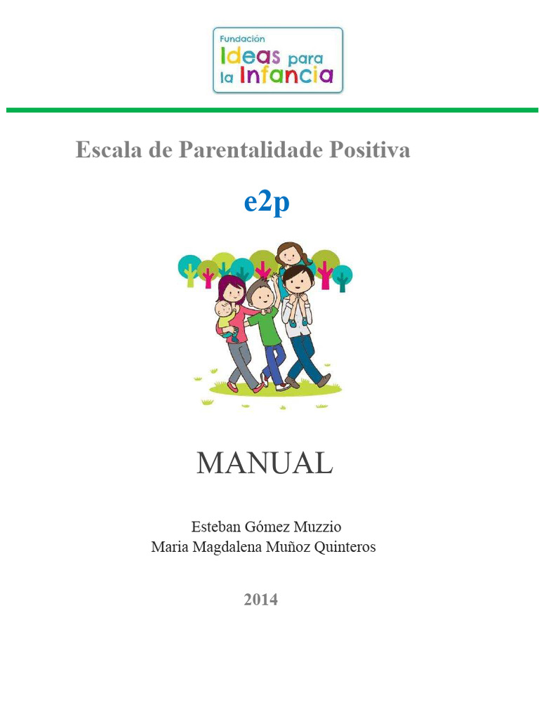 Escala de Parentalidade Positiva E2P | PDF