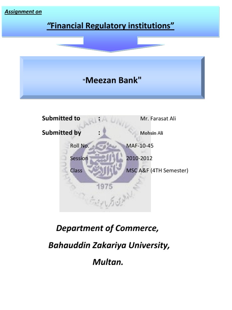 Meezan Bank | PDF | Cheque | Banks