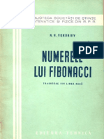 Numerele Lui Fibonacci - Vorobiev