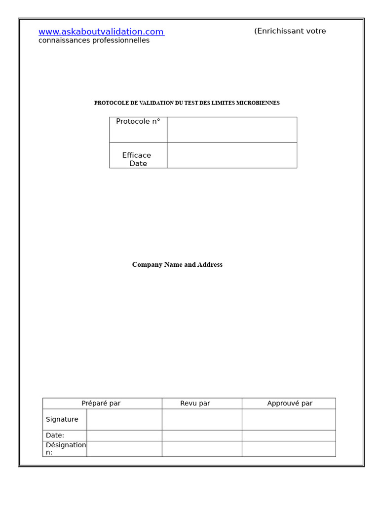 Protocole de Validation des Tests Microbiens | PDF | Bactérie | Pseudomonas