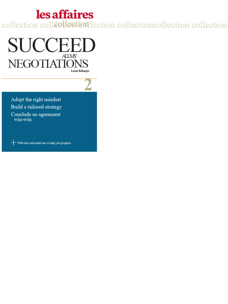 Mastering Effective Negotiations Guide | PDF | Negotiation | Empathy
