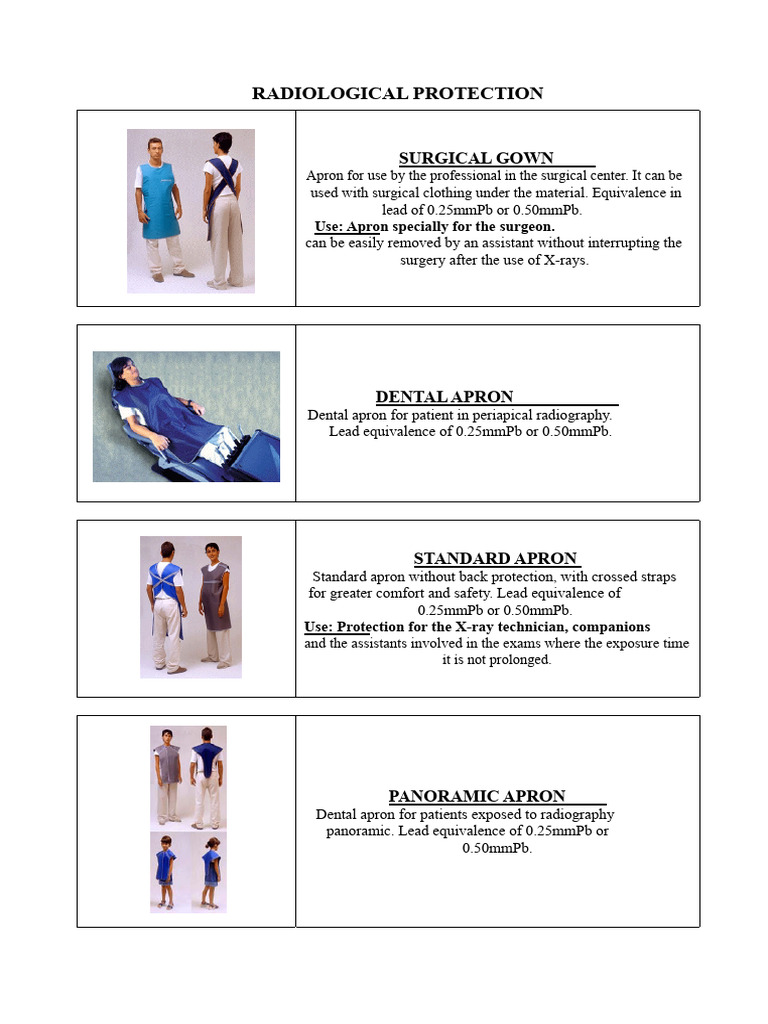 Radiological Protection Gear Overview | PDF | Radiography | Radiation ...