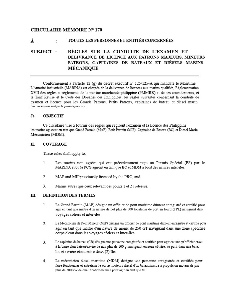 Marina MC 170 | PDF | Bateaux | Transport fluvial et maritime
