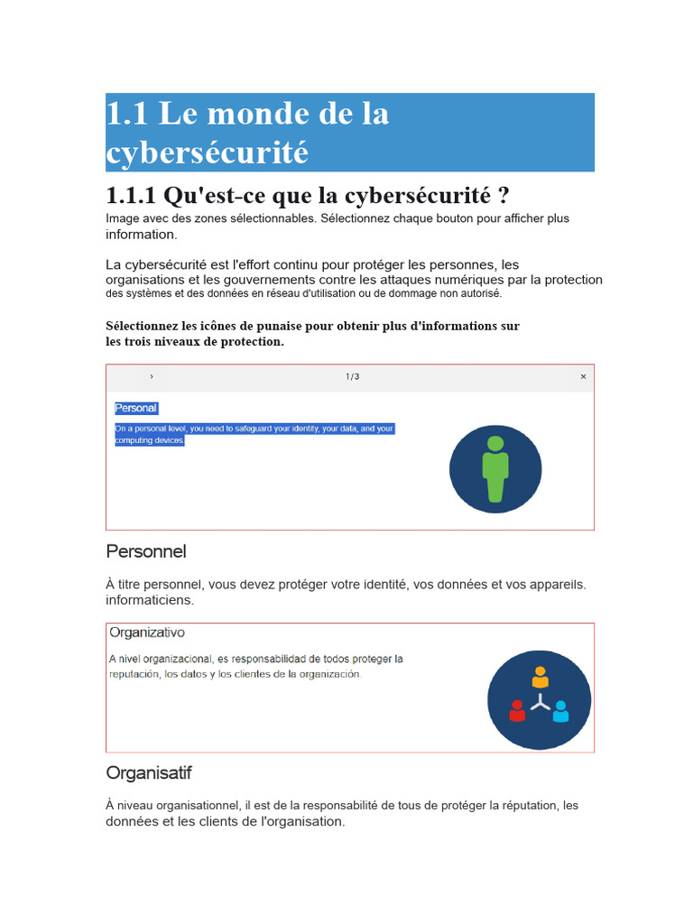 Introduction à la cybersécurité personnelle | PDF | Sécurité | Sécurité ...