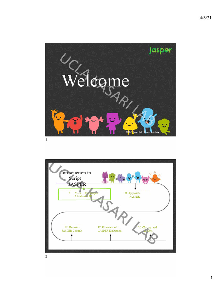 JASPER Approach for ASD Challenges | PDF | Autism | Imitation