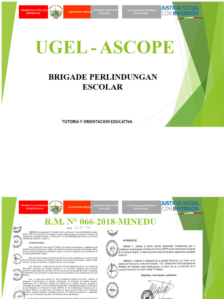 Brigade Perlindungan Sekolah Ascope | PDF