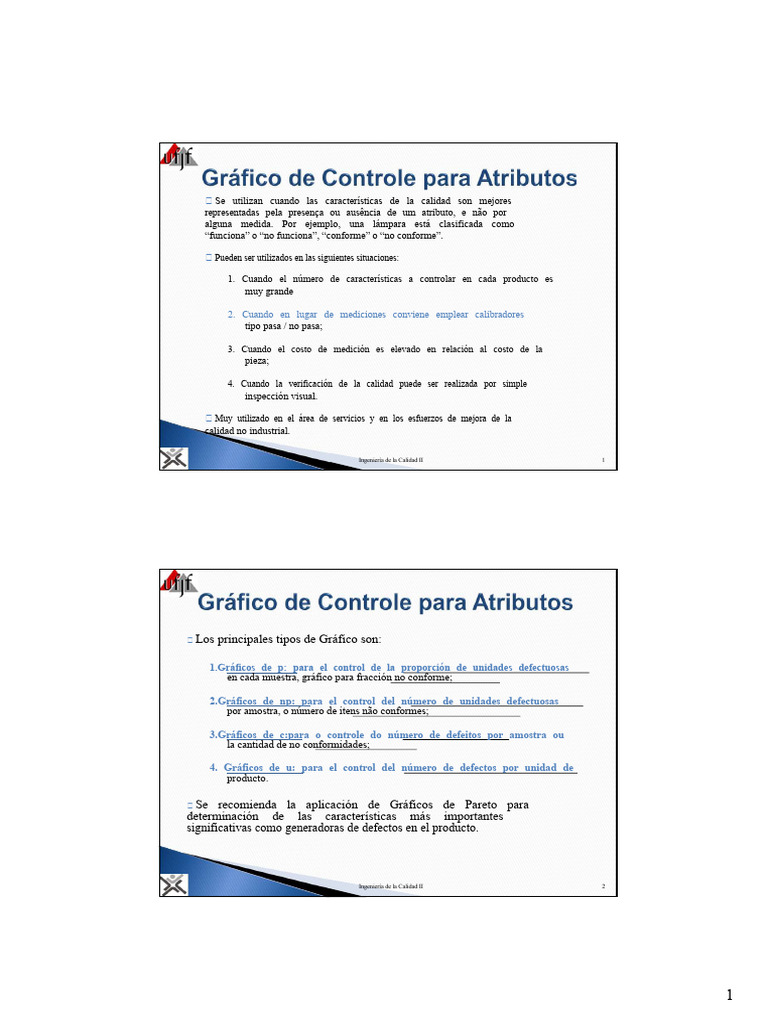 Gráficos de Control en Calidad Industrial | PDF | Distribución de ...