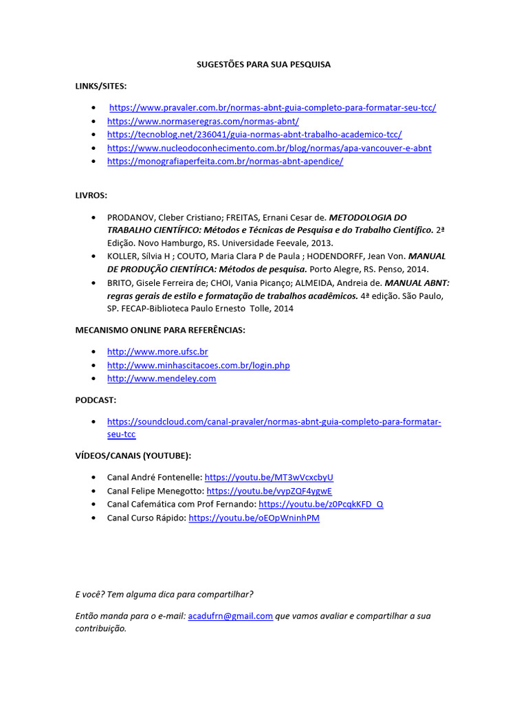Guia Completo de Normas ABNT para TCC | PDF