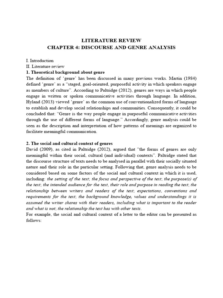 Discourse and Genre Analysis Overview | PDF | Genre | Rhetoric