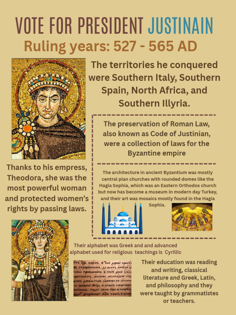 Vote For President Justinian | PDF