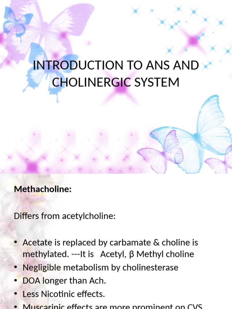Parasympathetic Nervous System | PDF | Acetylcholine | Enzyme Inhibitor