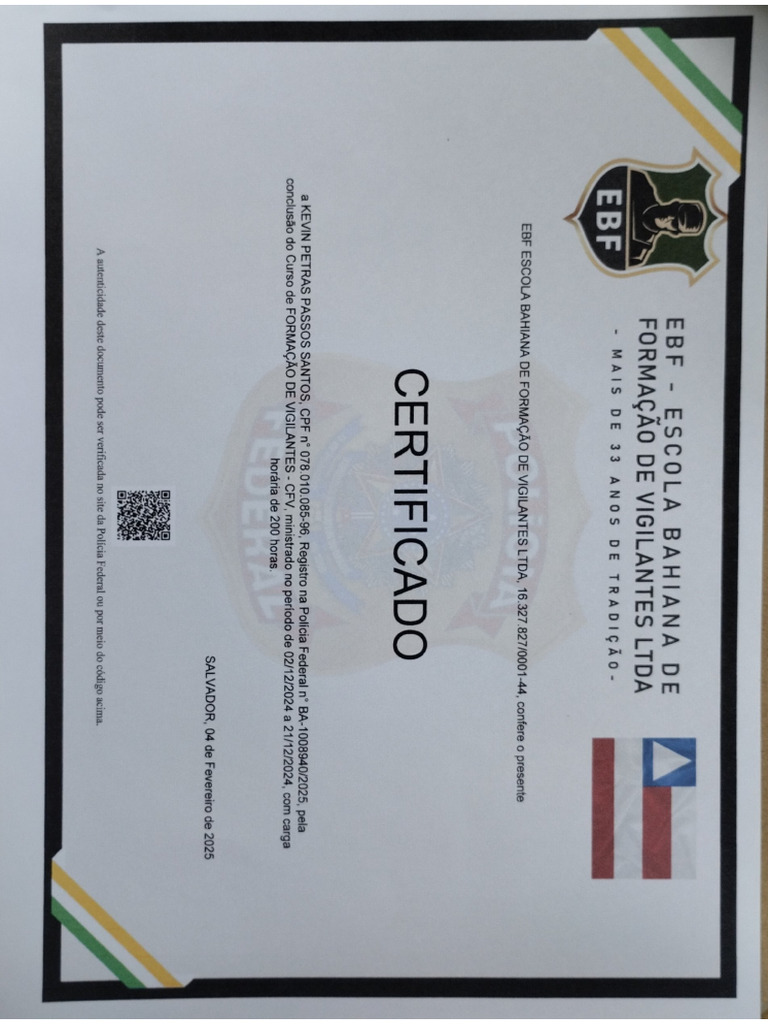 Certifica Do | PDF