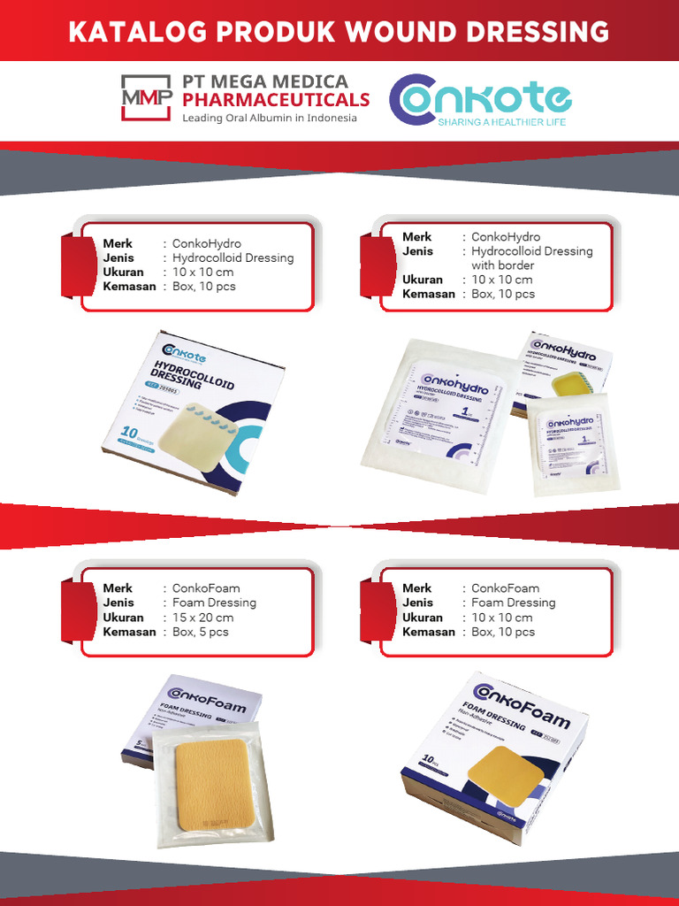 Katalog Produk Perban Luka Conko | PDF | First Aid