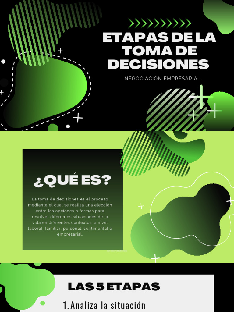 Etapas de la Toma de Decisiones Empresariales | PDF | Toma de decisiones