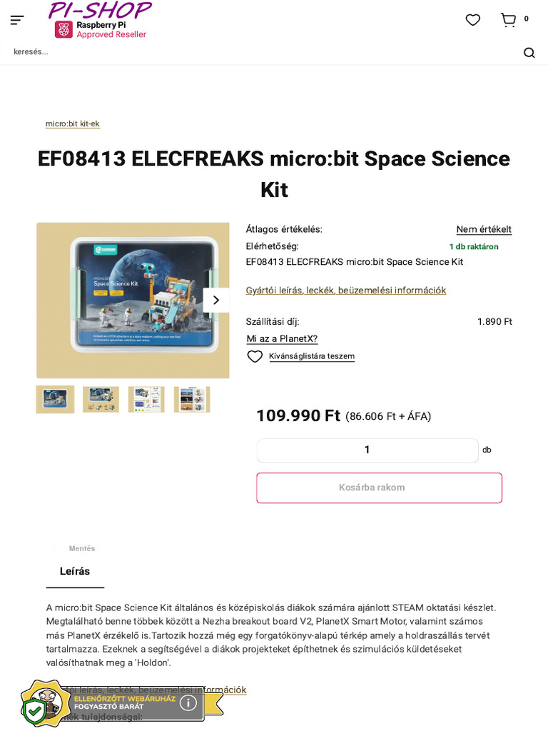 EF08413 ELECFREAKS Micro - Bit Space Science Kit | PDF
