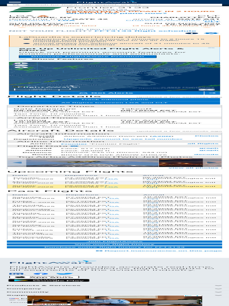 F93133 (FFT3133) Frontier Flight Tracking and History - FlightAware ...