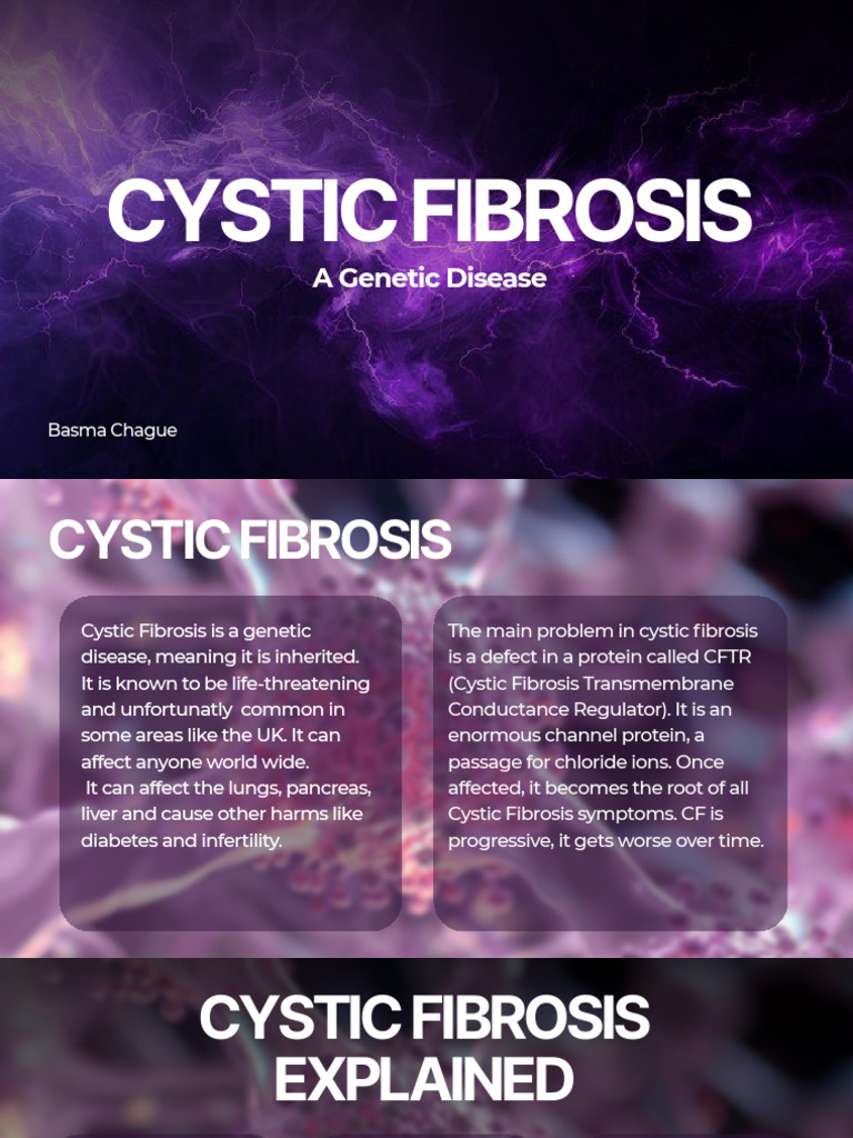 Cystic Fibrosis - Basma and Lamis | PDF | Mucus | Diseases And Disorders