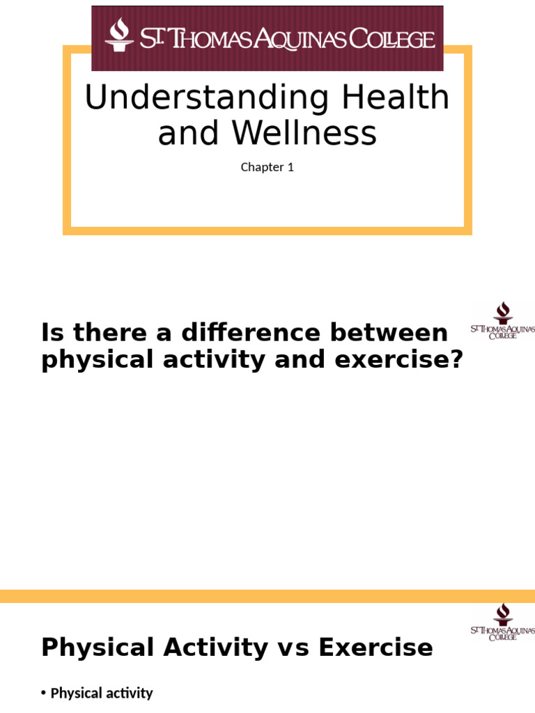 Health and Wellness: Exercise Essentials | PDF | Physical Fitness ...