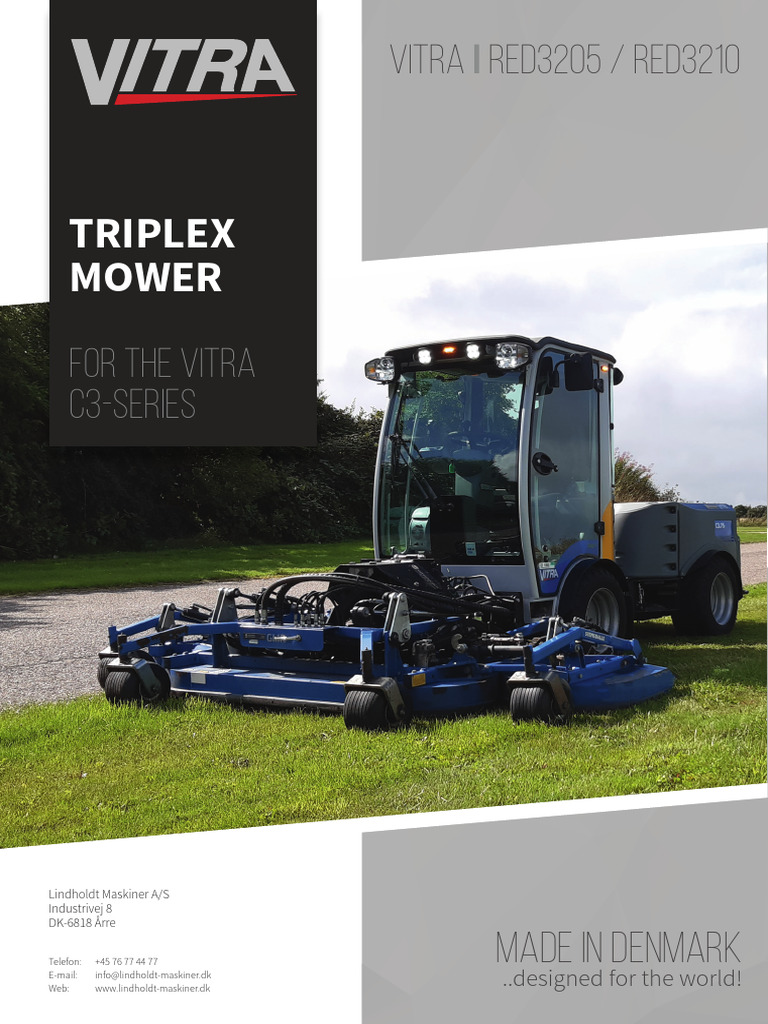 Triplex Mower - RED3205-RED3210 (UK) | PDF | Mower