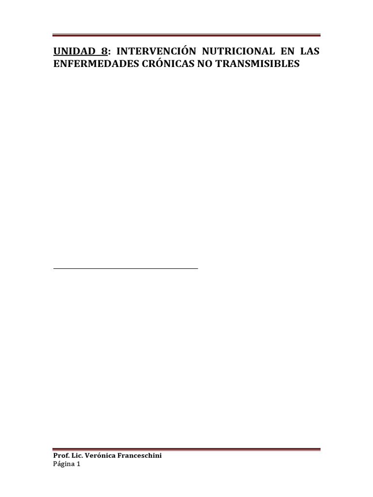 Intervención Nutricional en ECNT | PDF | Hipertensión | Enfermedades ...