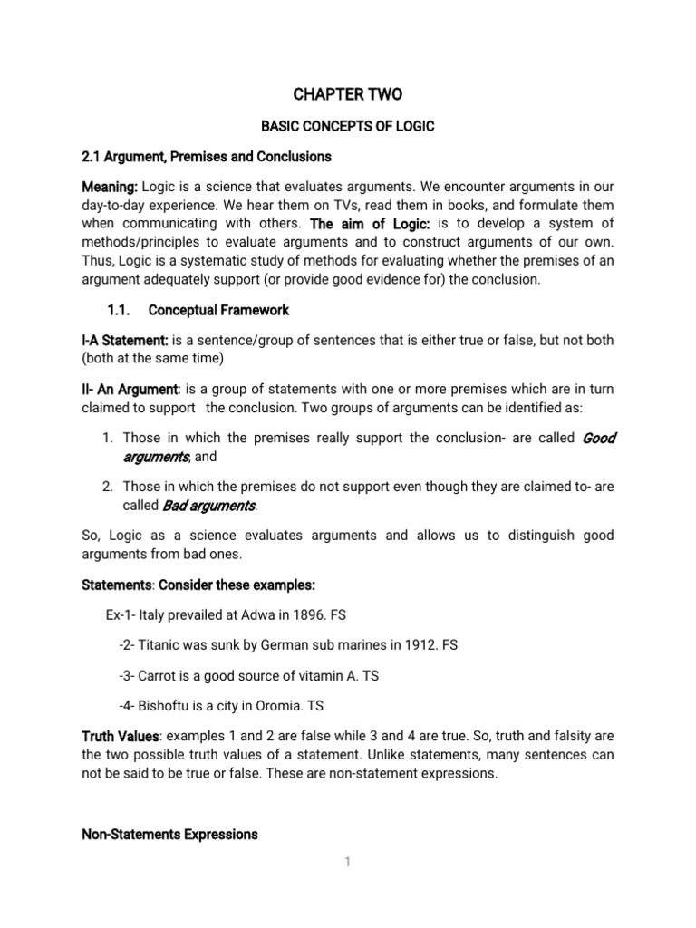 Understanding Logic: Arguments & Premises | PDF