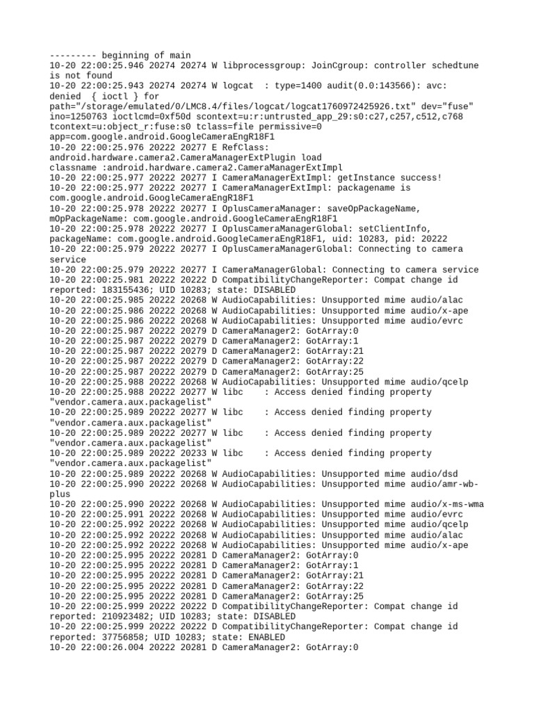 Log Cat 1760972425926 | PDF | Computing | Software
