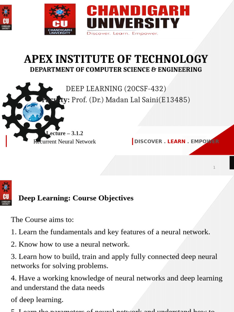 Recurrent Neural Networks Overview | PDF | Deep Learning | Algorithms