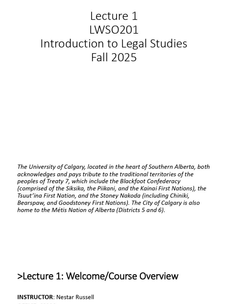 Legal Studies Course Overview 2025 | PDF