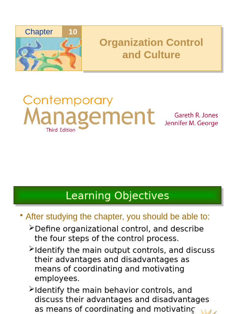 Organizational Control and Culture Guide | PDF | Goal | Organizational ...