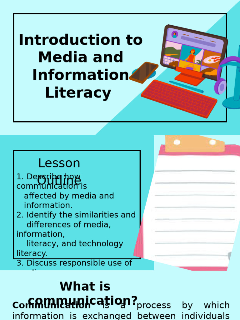 Understanding Media and Information Literacy | PDF | Communication ...