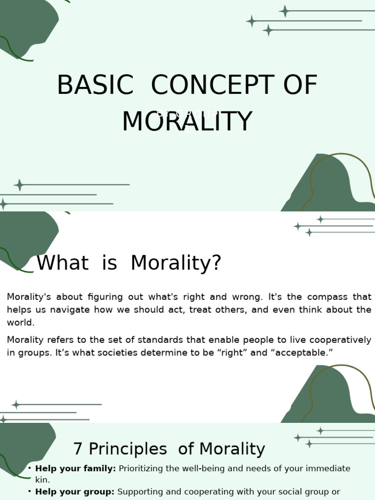 Understanding Morality and Ethics | PDF | Morality | Behavioural Sciences