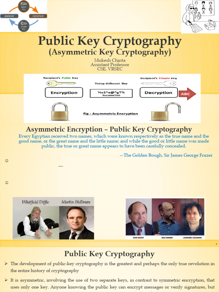 Understanding Public Key Cryptography | PDF | Key (Cryptography ...