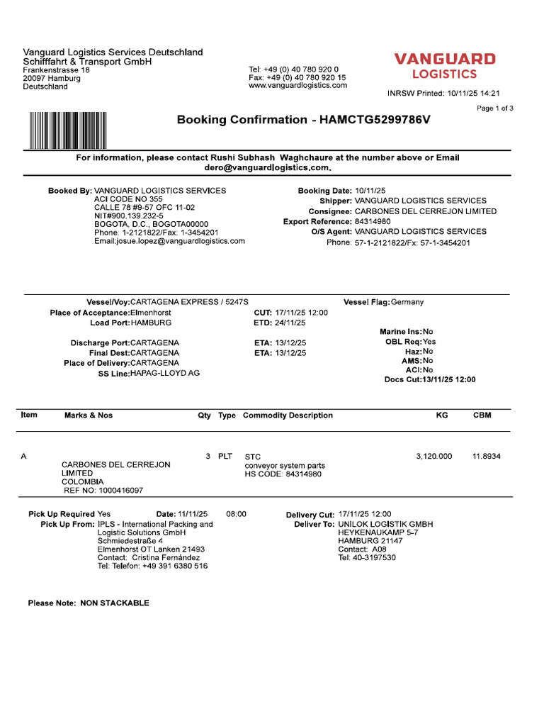 Booking | PDF