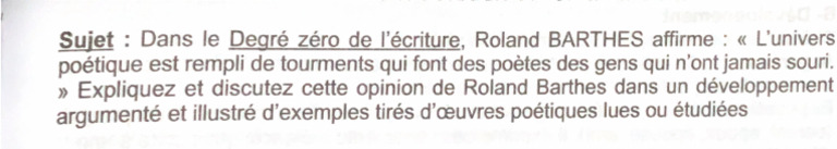 Croiso Du DST de Français Dissertation Tle | PDF