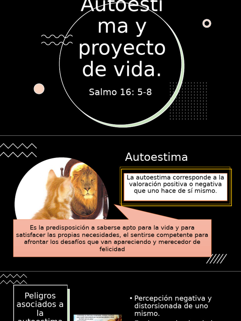 Autoestima y Proyecto de Vida | PDF | Autoestima