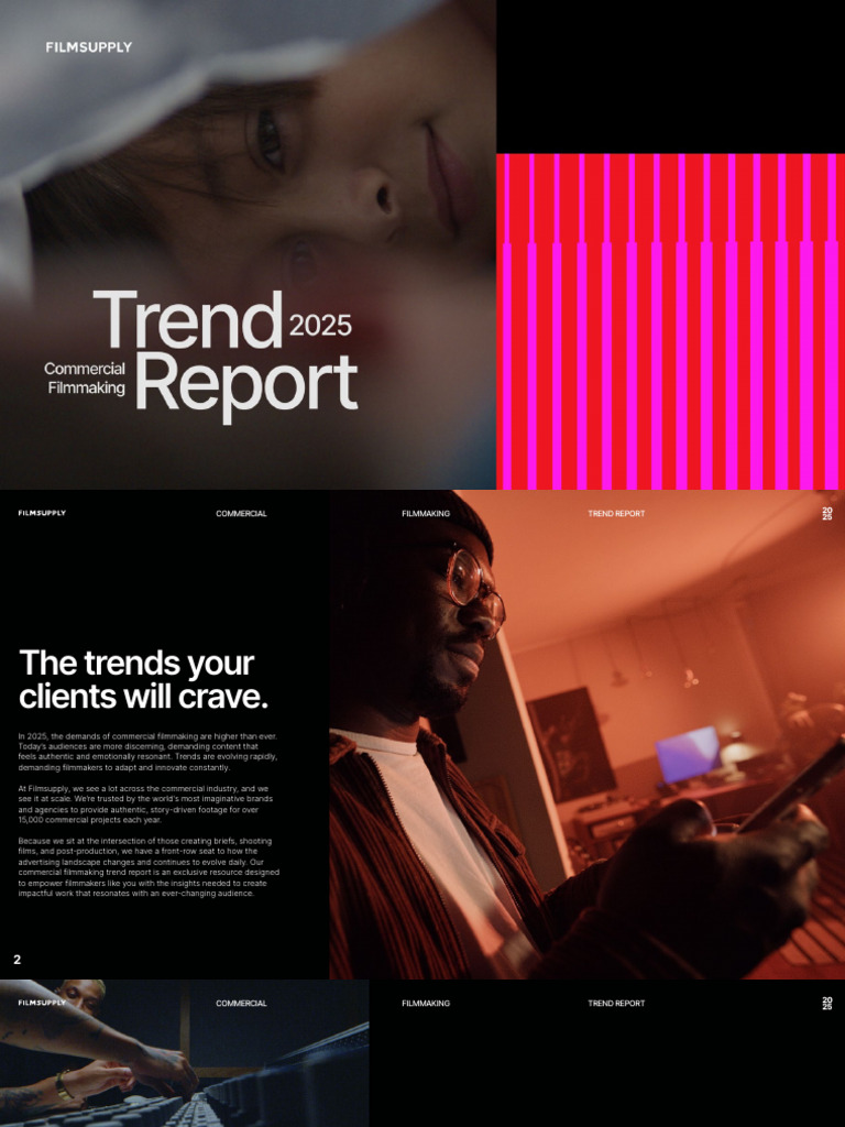 2025 Commercial Filmmaking Trends Report | PDF | Filmmaking | Color