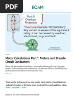 NEC Overcurrent Protection Guidelines | PDF | Electrical Conductor ...