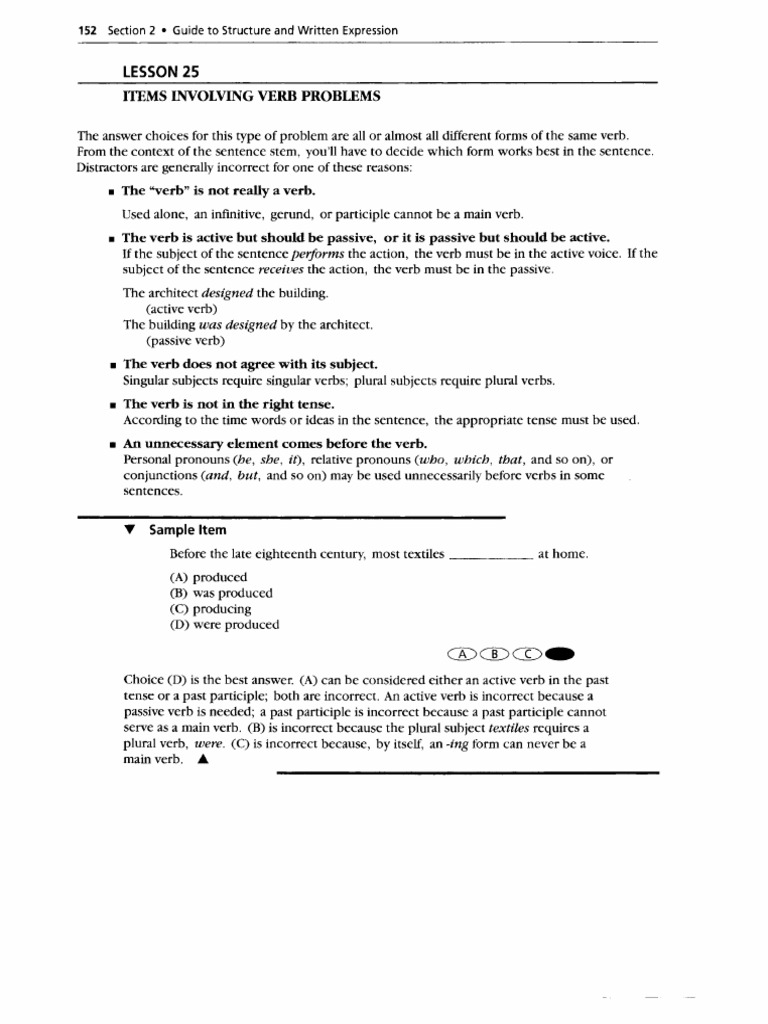 Verb Problems in Sentence Structure | PDF | Verb | Subject (Grammar)