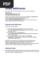 Understanding Email Addresses in English | PDF | Educational Technology ...