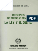 Jimenez de Asua, Luis - La Ley y El Delito