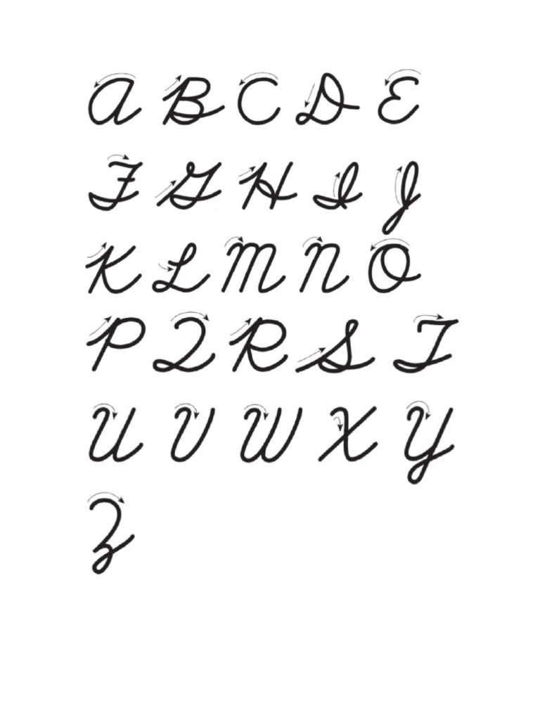 Cursive Capitals | PDF