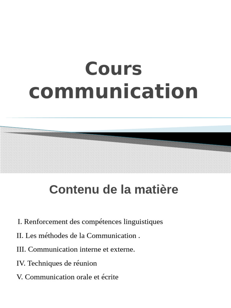 Techniques de Communication Efficaces | PDF | Communication humaine