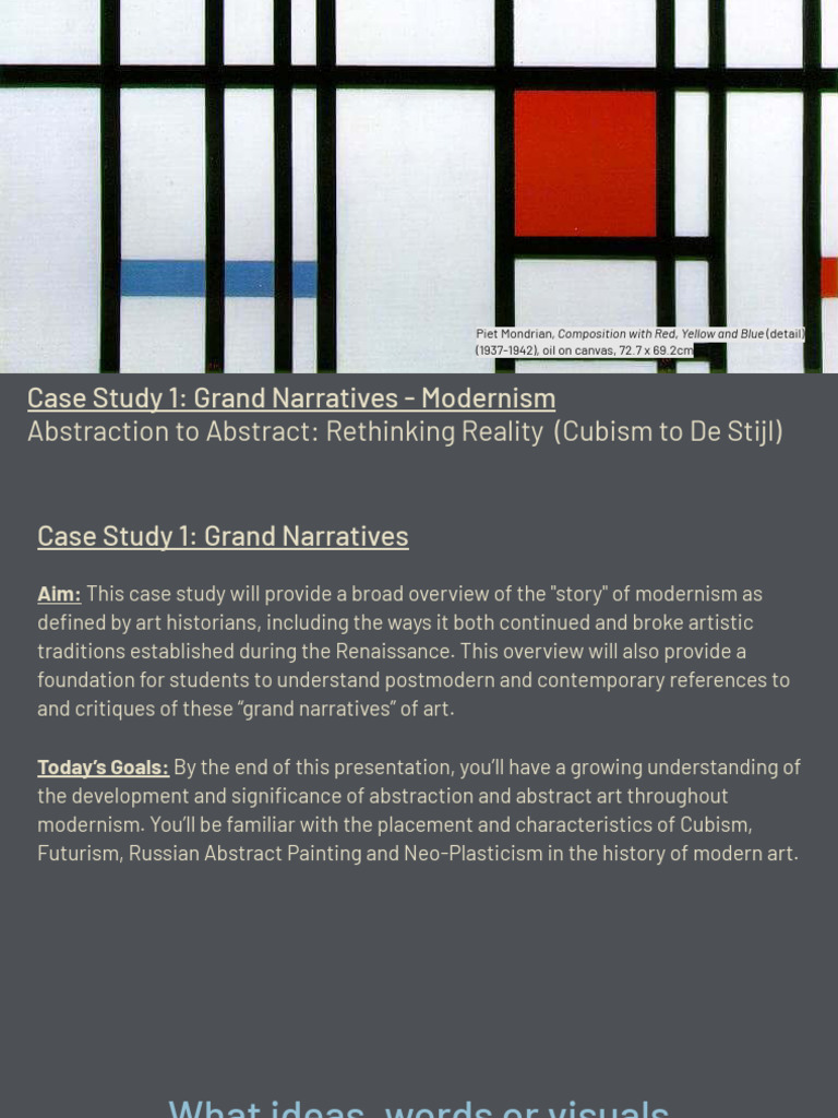 Modernism: The Evolution of Abstraction | PDF | Abstract Art | Art ...