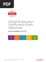 CompTIA CySA+ CS0-004 Exam Objectives | PDF | Security | Computer Security