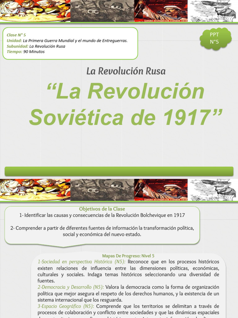 Causas y Consecuencias de la Revolución Rusa | PDF | Bolcheviques ...