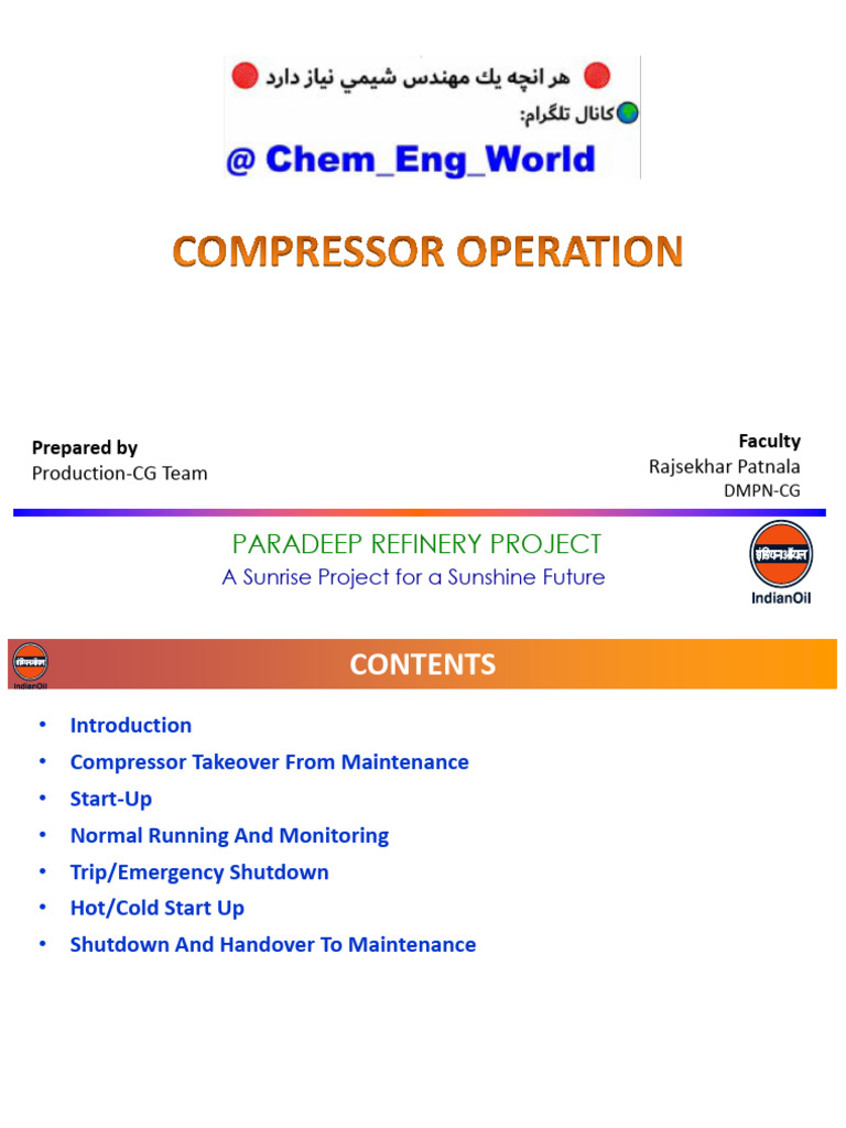 @chem - Eng - World Compressor Operation | PDF | Pump | Steam