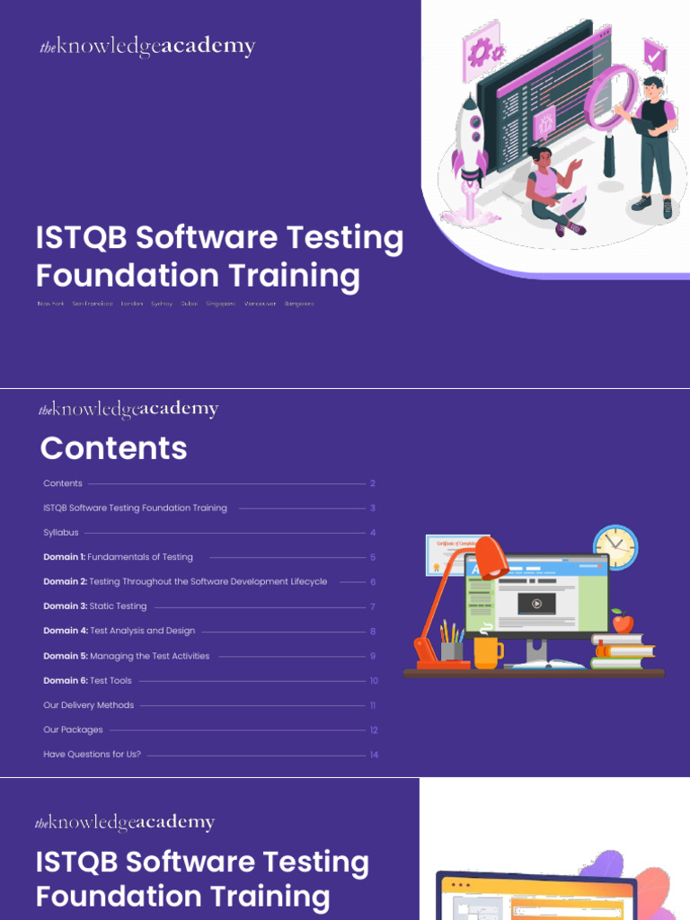 ISTQB Software Testing Foundation Course | PDF | Software Development ...