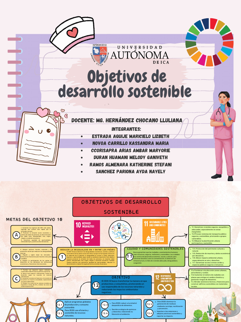 Objetivos de Desarrollo Sostenible ODS PDF | PDF | Sustentabilidad ...