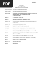 W&L Academic Calendar 2024-2025 | PDF | Academia | Higher Education