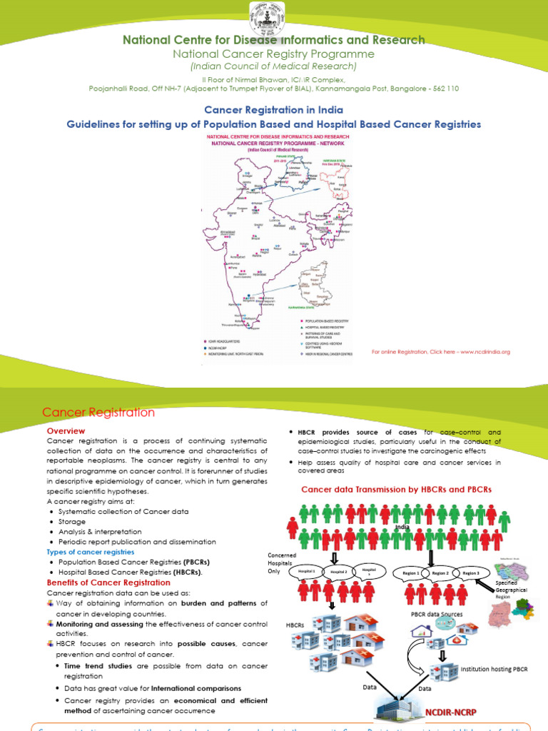 NCDIR Guidelines | PDF | Epidemiology | Cancer